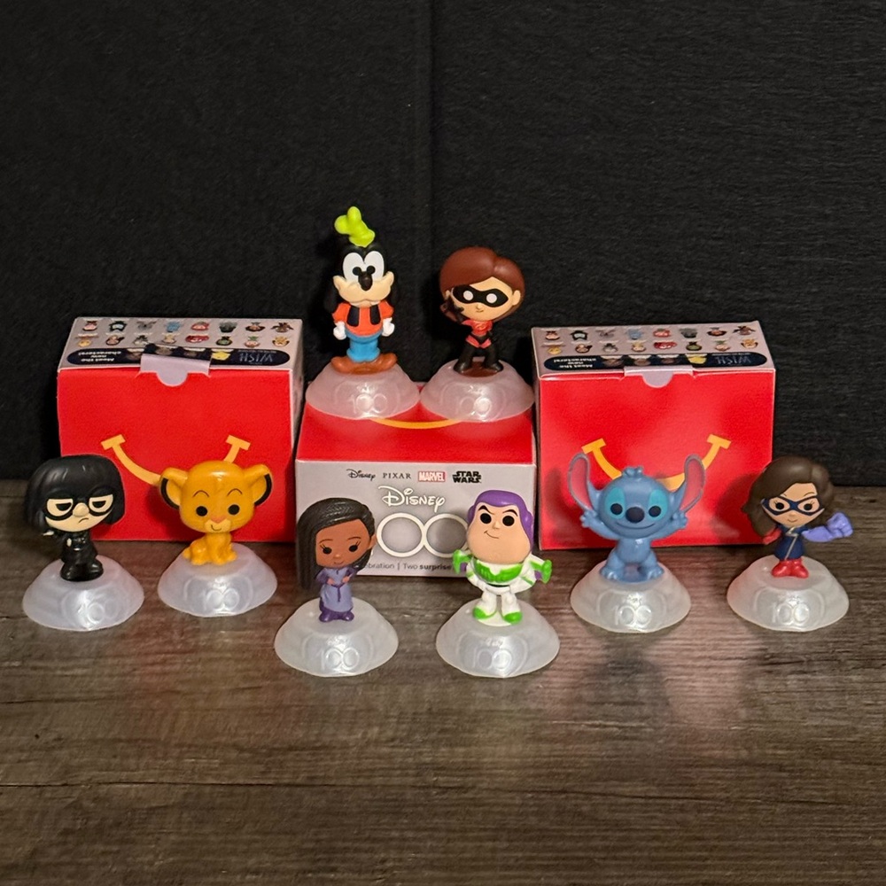 Disney 100 ‘Meet the Characters’ McDonald’s Happy Meal Toys